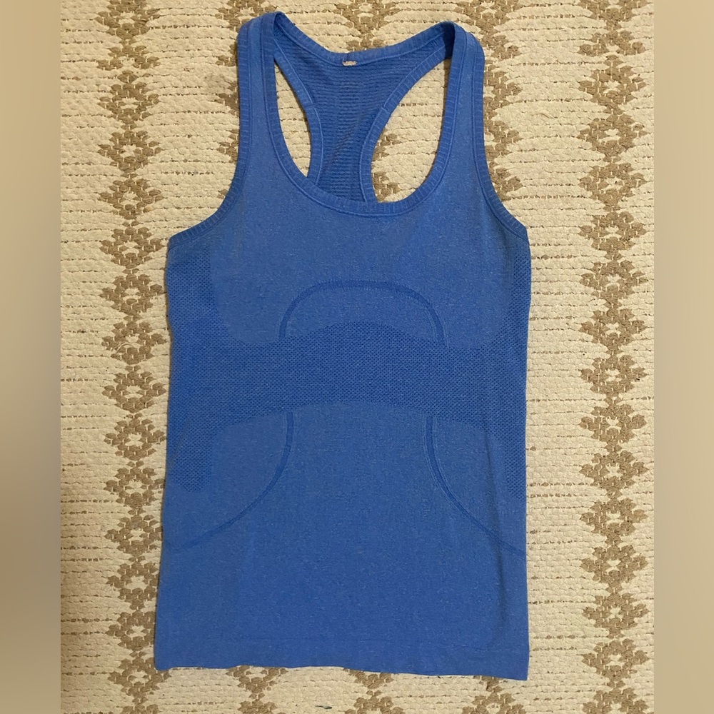 lululemon athletica Blue Tank Top